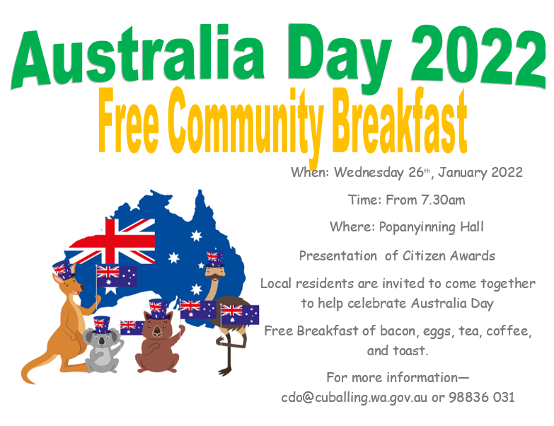 Australia Day Community Breakfast